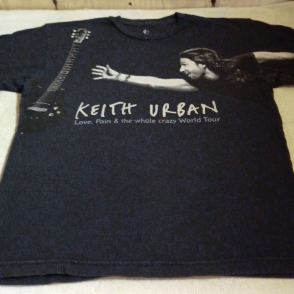 Keith Urban Concert Tour Tee-Hank Evie, Size Small